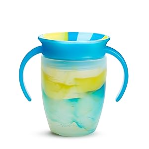 Miracle 360 Cup, 7 Ounce, Tropical Swirl, Blue