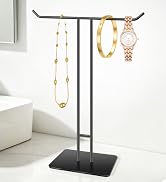 Hand Towel Holder, T-Shape Hand Towel Stand for Bathroom, Stainless Steel Hand Towel Rack Bar Sta...