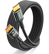 10FT DisplayPort Cable 2.1 DP Cord, Support 40Gbps UHBR10 8K@120Hz 4K@240Hz 2K@360Hz, High Refres...
