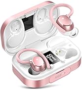 KT1 Wireless Earbuds Bluetooth 5.3 Headphones 120Hrs Playtime Deep Bass IPX7 Waterproof Sports Ea...