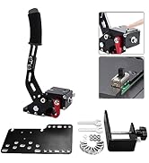 CNRAQR PC Racing Game USB Handbrake for 16Bit SIM for Racing Games, Compatible with Logitech G27 ...