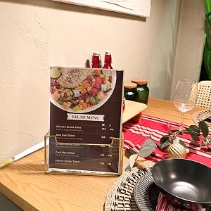 glass brochure holder