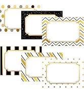 240PCS Gold Foil Name Tags Stickers for Christmas Gifts - Large Size (3.7