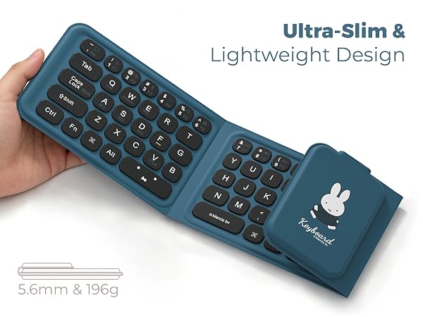 MIPOW MIFFY Triple-Fold Wireless Bluetooth Keybaord