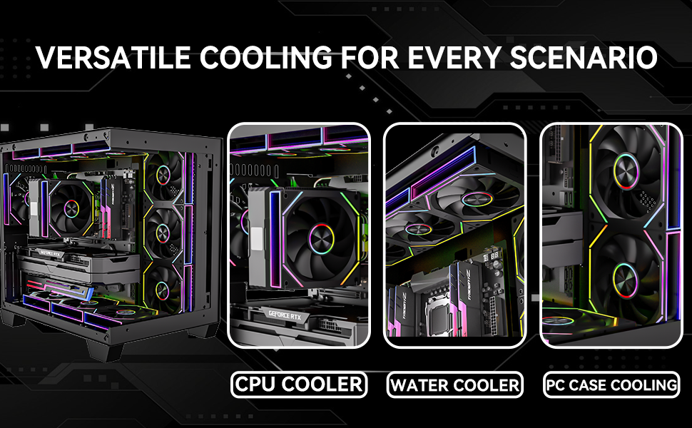 pc case fans argb