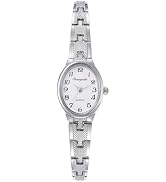 Avaner Women's Gold Bracelet Watches: Ladies Gold Silver Classic Oval Face Adjustable Stainless S...