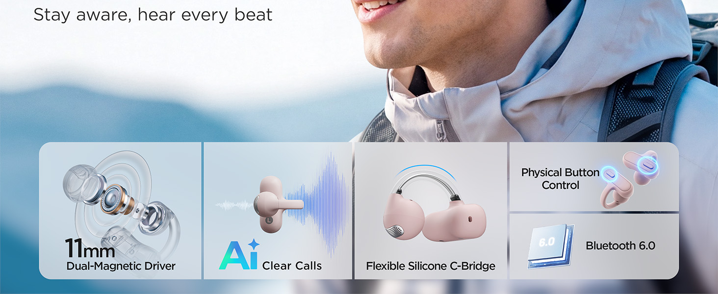 clip-on earphones