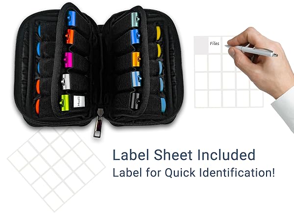 Flash Drive Case 20 Slots USB Storage Case