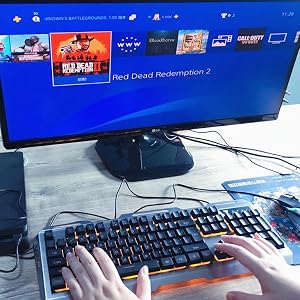 Gaming Keyboard and mouse work with ps4
