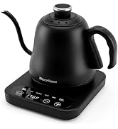 Gooseneck Electric Kettle Temperature Control: 316L Stainless Steel Inner | ±1? Precision, Pour O...