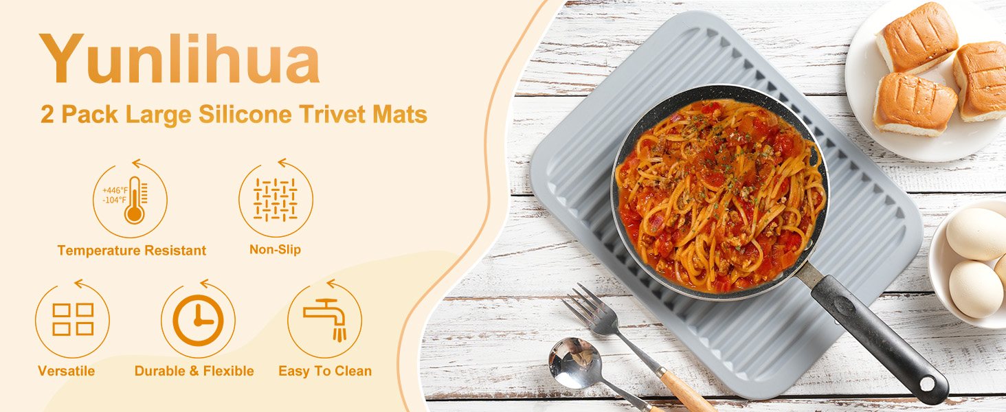 Silicone Trivet Mats