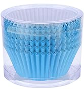 TRUSBER Baking Cups, 100 pieces Standard Size Paper Cupcake Liners Wrappers Nonstick Muffin Molds...