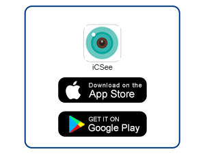 Download ICSee APP for remote access outdoor camera
