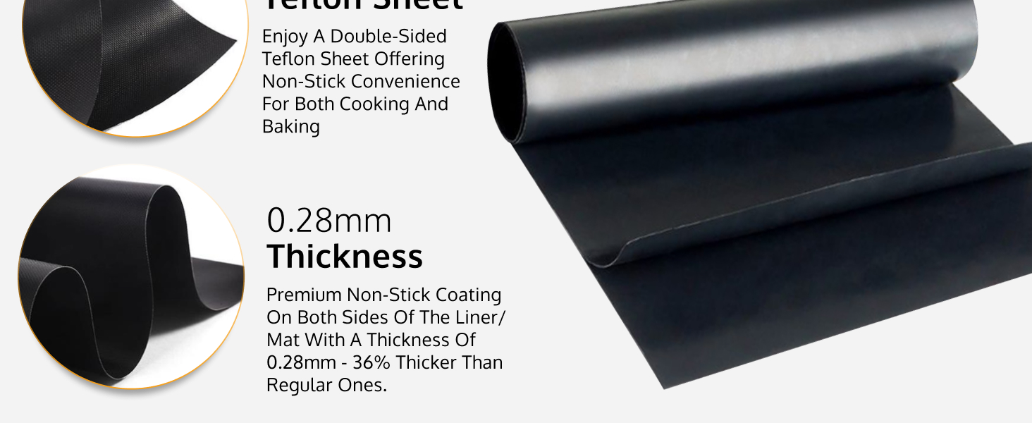 Heavy Duty Oven Liners for Bottom of Oven