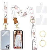 Yonlevres Phone Lanyard Wrist Strap Crossbody, Be Kind Cell Phone Lanyard for around the Neck Wri...