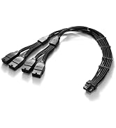 12VHPWR Extension Cable,16Pin (12+4) to 4x8-Pin PCIe 5.0 GPU Cable | FormulaMod,Straight Connecto...