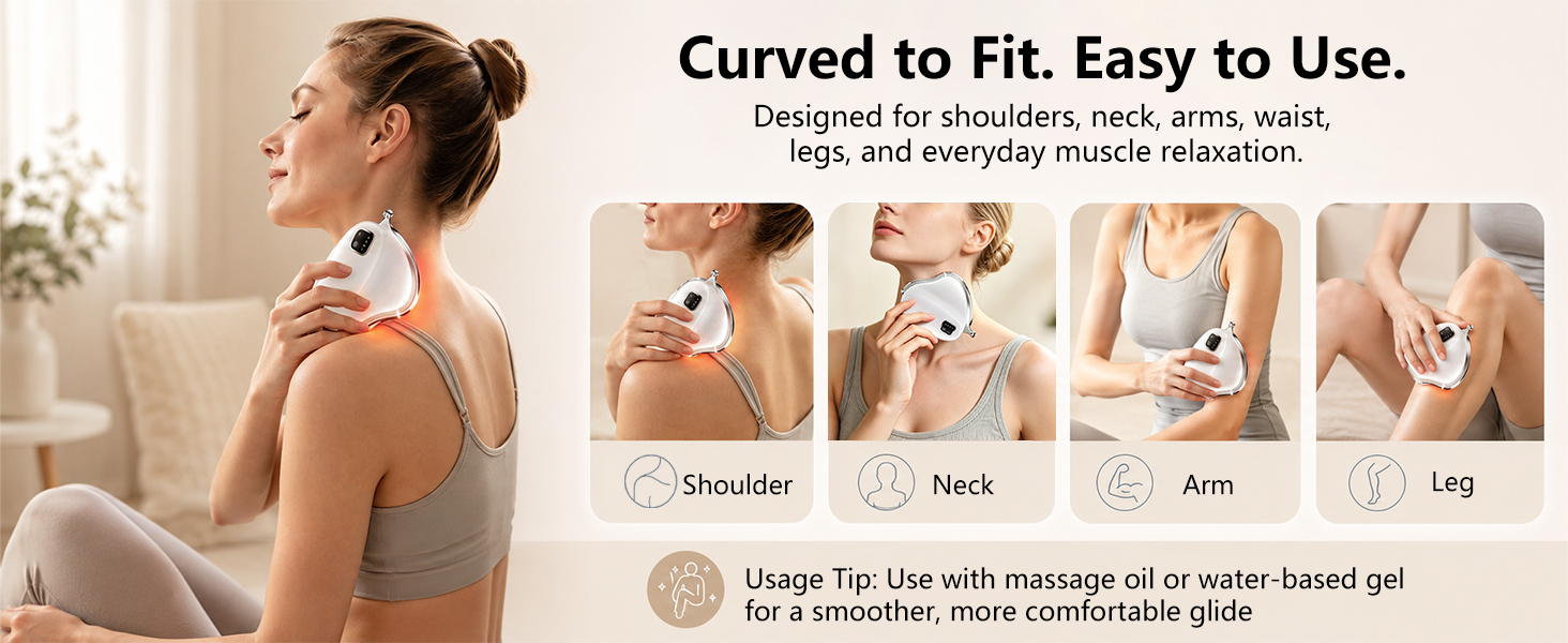 Curved to Fit. Easy to Use.