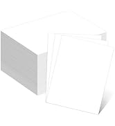 110lb White Cardstock 8.5x11, Goefun 100 Sheets Heavyweight White Card Stock 300 GSM for Invitati...