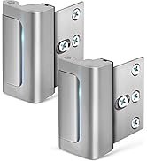 Childproof Home Security Door Lock, 800 lbs Withstand Reinforcement with 3 Inch Stop - 2 Pack