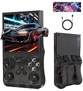 GAMINJA Handheld Game Console, 4" IPS Screen Retro Gaming Console,Support Download Massive Games ...