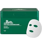 VT COSMETICS CICA Daily Soothing Mask, 30 Sheet Face Masks for Sensitive Skin, Centella Asiatica ...