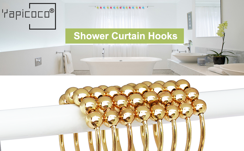 shower curtain hooks