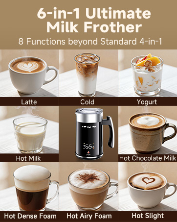 6-in-1 Milk Frother