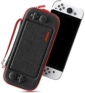 JINGDU Storage Case Compatible with Nintendo Switch 2017 & OLED, Slim Portable Carrying Case Acce...