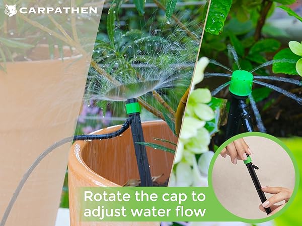 Carpathen Drip Irrigation Emitters 12 Drip Emitters dripper Interchangeable Spare Irrigation Heads