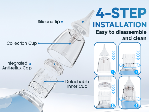 Baby Aspirator 4-Step Installation