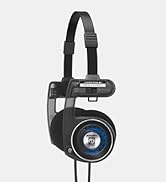 Koss Porta Pro Utility On-Ear Headphones, Detachable Interchangeable Cord System, Collapsible Des...