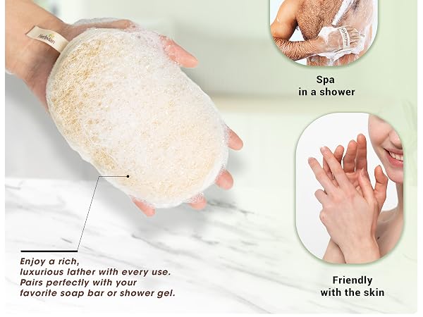 Natural loofah applications