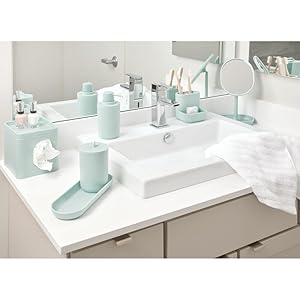 college dorm university toothbrush vanity modular storage waste can basket tray canister space save