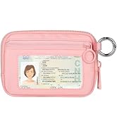 Didida The Iris Wallet Zip Card Case with ID Window Purses for Women Coin Purse with Zipper Mini ...