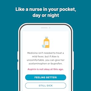 Medication dosing and reminders with the Kinsa smart digital thermometer help you feel better faster