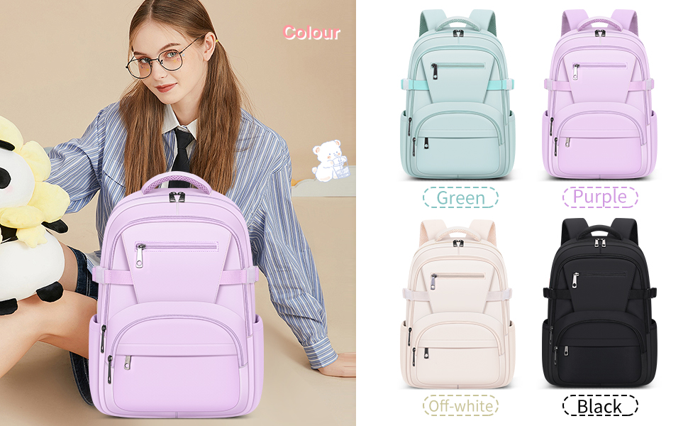 school backpack 4 colors