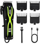 HIENA PRO Hair Clippers for Men, Professional Electric Hair Clipper and Trimmer, Rechargeable Hai...