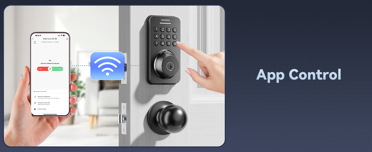 keyless entry door lock