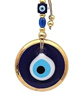 Candymosa 3.5" Turkish Evil Eye Decor Ornament Gold - Evil Eye Wall Hanging in a Box - Home Prote...