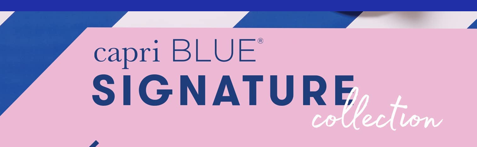 Capri Blue Fragranced Car Diffuser With Refills