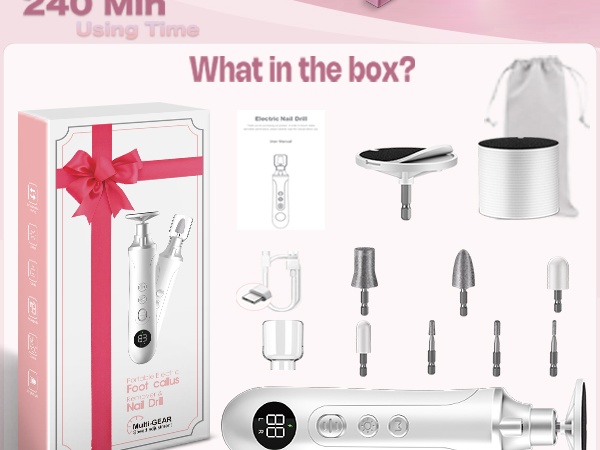 Electric Foot Callus Remover and Nail Drill