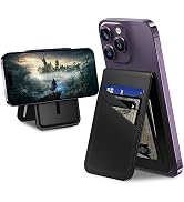 TopMade MagSafe Wallet Magnetic Wallet Phone Card Holder for iPhone 16/15/14/13/12 Series with Ad...