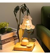 Flower Candle Warmer Lamp with Timer & Dimmer,Candle Warmer for Home Decor Aesthetic,Adjustable H...