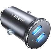 LISEN 90W USB C Car Charger USB C Fast Charge, 45W PD&QC 3.0 Fast Car Charger | for iPhone 17 Pro...