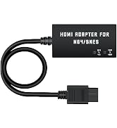 Mcbazel HDMI Adapter for Gamecube/ N64/ SNES, HDMI Converter Support 4:3/16:9 Conversion and Swit...