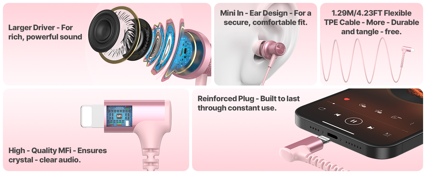wired usb earbuds for iphone 14 13 12 11