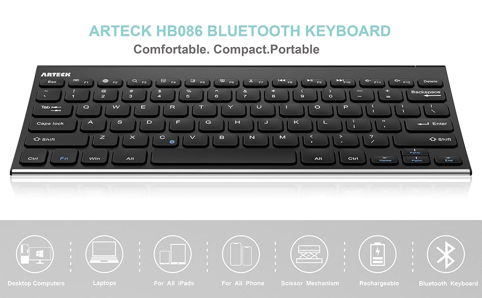 Compact Bluetooth Keyboard 1
