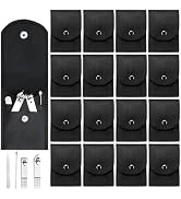 16 Sets Travel Manicure Set Professional Nail Clipper Kit Bulk,4 in 1 Adult Stainless Steel Trave...