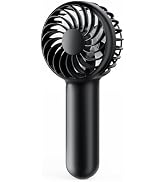 Gaiatop Mini Portable Handheld Fan, 3 Speed Powerful Battery Operated, Small USB Rechargeable Per...