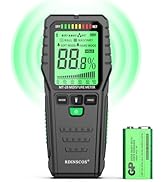 Pinless Moisture Meters Non-Invasive Digital Wood Moisture Tester Water Leak Detector for Wall,Lu...